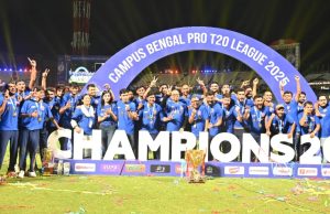 বেঙ্গল প্রি-টোয়েন্টি লিগে ট্রফি জিতল অ্যাডামাস হাওড়া ওয়ারিয়র্স