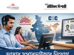 দ্বাদশ শ্রেণি যোগ্যতায় কাজের সুযোগ Aadhaar Supervisor Recruitment 2026