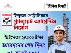 হিন্দুস্তান পেট্রোলিয়ামে অ্যাপ্রেন্টিস ট্রেনি নিয়োগ HPCL Apprentice Trainee Recruitment