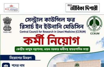 সেন্ট্রাল কাউন্সিল ফর রিসার্চ ইন ইউনানি মেডিসিনে নিয়োগ CCRUM Recruitment 2026