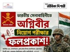 ইন্ডিয়ান আর্মিতে অগ্নিবীর নিয়োগ পরীক্ষার ফলপ্রকাশ Indian Army Agniveer CEE Result
