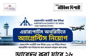 এয়ারপোর্টস অথরিটিতে অ্যাপ্রেন্টিস AAI NER Apprentice Recruitment