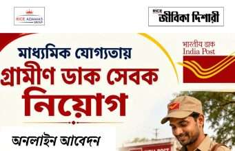 মাধ্যমিক যোগ্যতায় গ্রামীণ ডাক সেবক নিয়োগ India Post GDS Recruitment 2026