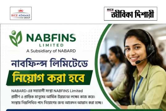 উচ্চমাধ্যমিক যোগ্যতায় কাজের সুযোগ NABFINS CSO Recruitment 2026